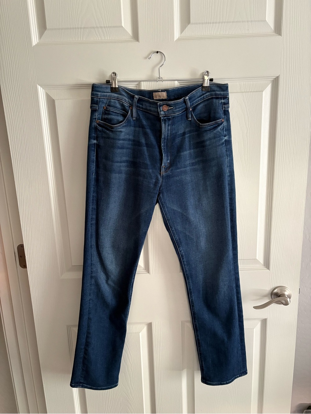 MOTHER mid rise dazzler ankle size 31
